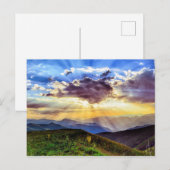 Schoonheid, landschapsfoto van de natuur briefkaart (Voorkant / Achterkant)