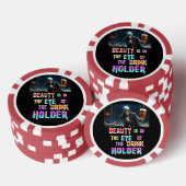Schoonheid ligt in het oog van de Drink Poker Chips (Opstapeling)