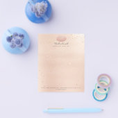 Schoonheid Lippen Kus Make-up Artiest Confetti Roz Flyer (Enkel)