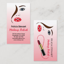 Schoonheid make-up artiest in spiegel cosmetoloog