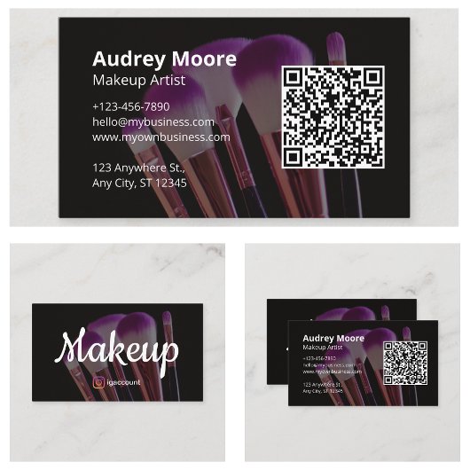 Schoonheid Make-up Artiest Visitekaartje