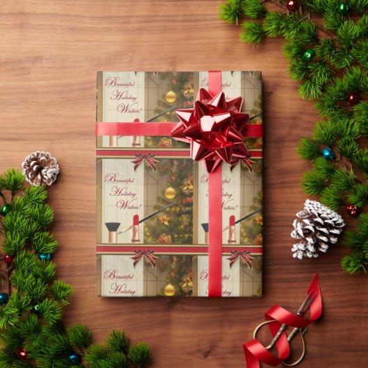 Schoonheid make-up vakantie inpakpapier (Feestdagen Geschenken)