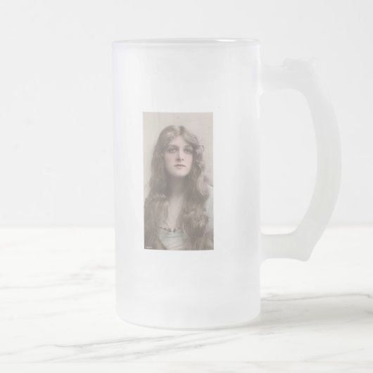  schoonheid matglas bierpul (Rechts)