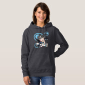 schoonheid meisje hoodie (Voorkant volledig)