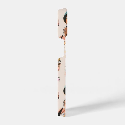 Schoonheid meisje ontwerp iPhone hoesje (Rechterkant)