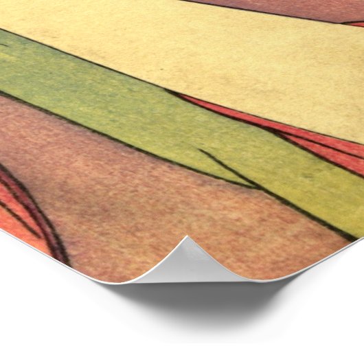 Schoonheid met Comb Poster (Hoek)