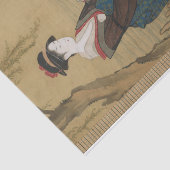 Schoonheid met vuurvliegjes van Kubo Shunman Tissuepapier (Detail)