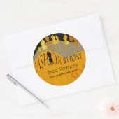 Schoonheid Mode Allurement Consultant Stylist Ronde Sticker (Envelop)