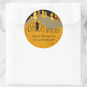 Schoonheid Mode Allurement Consultant Stylist Ronde Sticker (Tas)