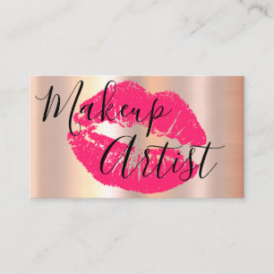 Schoonheid Mode Glamour Make-up Artiest Visitekaartje