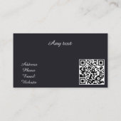 Schoonheid Mooie QR-code professional Visitekaartje (Achterkant)