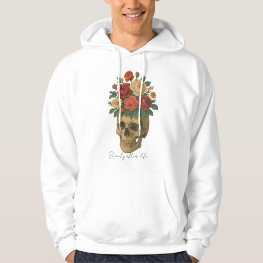 Schoonheid na het leven hoodie (Voorkant)