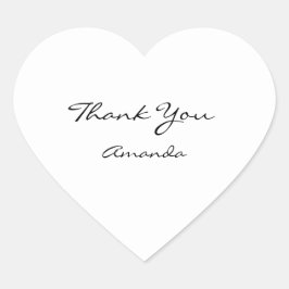 Schoonheid Naam Bruids Hart Dank Zwart Wit Hart Sticker