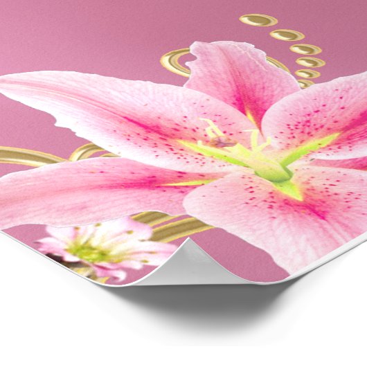 Schoonheid Nail Salon Prijs Lijst menu Poster (Hoek)