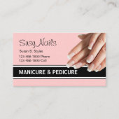 Schoonheid Nails Visitekaartjes (Voorkant)