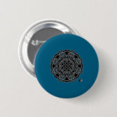 Schoonheid Octa Glyph Ronde Button 5,7 Cm (Voorkant /achterkant)
