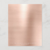 Schoonheid Ogen Wimpers Make-up Stylist Blush Roze Flyer (Achterkant)