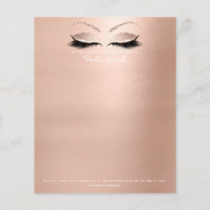 Schoonheid Ogen Wimpers Make-up Stylist Blush Roze Flyer