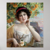 Schoonheid onder de Oranje boom, beeldende kunst Poster (Voorkant)