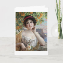 Schoonheid onder de Sinaasappelboom (1919) Emile V