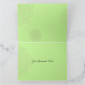 SCHOONHEID OOST-INDISCHE VROUW MANDALA KLEURRIJKE  KAART (Binnen)