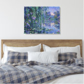 Schoonheid op het meer canvas afdruk (Insitu (Slaapkamer))