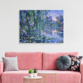 Schoonheid op het meer canvas afdruk (Insitu (Woonkamer))