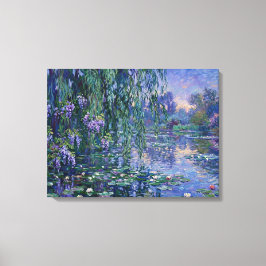 Schoonheid op het meer canvas afdruk