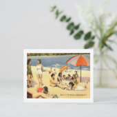 Schoonheid op het strand, Highlands, Vintage van N Briefkaart (Staand voorkant)