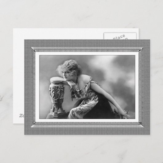  schoonheid - Overdenking - in zwart-wit Briefkaart (Voorkant / Achterkant)