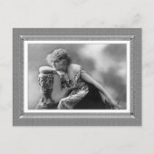  schoonheid - Overdenking - in zwart-wit Briefkaart (Voorkant)