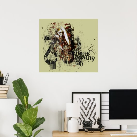 schoonheid poster (Thuiskantoor)