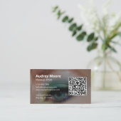 Schoonheid Professionele Make-up Artiest Visitekaartje (Staand voorkant)