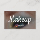 Schoonheid Professionele Make-up Artiest Visitekaartje (Achterkant)