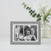 schoonheid - Reflectie - in zwart-wit Briefkaart (Staand voorkant)