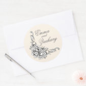 Schoonheid Ronde Sticker (Envelop)