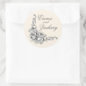 Schoonheid Ronde Sticker (Tas)