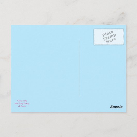 Schoonheid Roos Roze, grijs Briefkaart horizontaal (Achterkant)