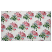 Schoonheid Roos Roze op grijze stof Gemiddelde Mot (Fat Quarter)