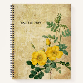 Schoonheid Roos Vintage Spiraal Notebook Notitieboek