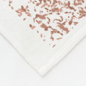 Schoonheid rozen fleece deken (Hoek)