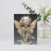 Schoonheid Sieraard Antenne Kant Vleugels Vlinders Briefkaart (Staand voorkant)