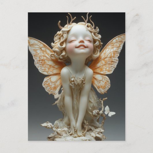Schoonheid Sieraard Antenne Kant Vleugels Vlinders Briefkaart (Voorkant)