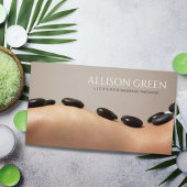 Schoonheid SPA Acupressure Hot Stone Massage Salon Visitekaartje