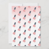 Schoonheid spa glitz en glam verjaardagsfeest kaart (Achterkant)