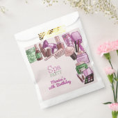 Schoonheid spa verjaardagsfeestje bedankzakje (Gezegeld)