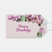 Schoonheid spa verjaardagsfeestje cadeaulabel (Voorkant (Horizontaal))