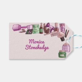 Schoonheid spa verjaardagsfeestje cadeaulabel