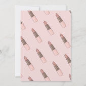 Schoonheid spa verjaardagsfeestje kaart (Achterkant)