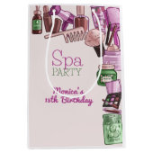 Schoonheid spa verjaardagsfeestje medium cadeauzakje (Voorkant)
